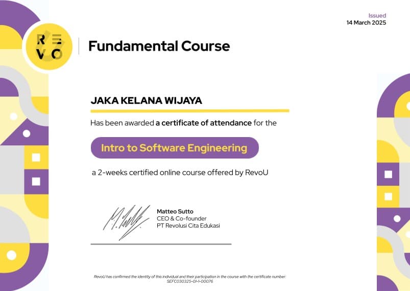Intro to Software Engineering